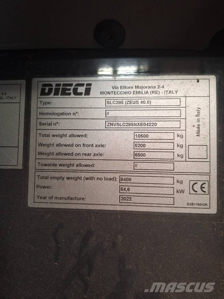 Dieci Zeus 40.8 Teleskopski viličarji