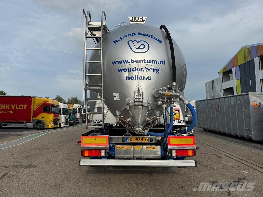 LAG O-3-40 02 3 AXLE - 61.000 LITER TANK - KIPPER Полуремаркета цистерни
