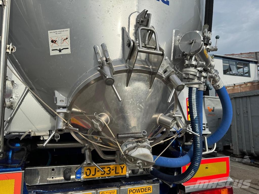 LAG O-3-40 02 3 AXLE - 61.000 LITER TANK - KIPPER Полуремаркета цистерни