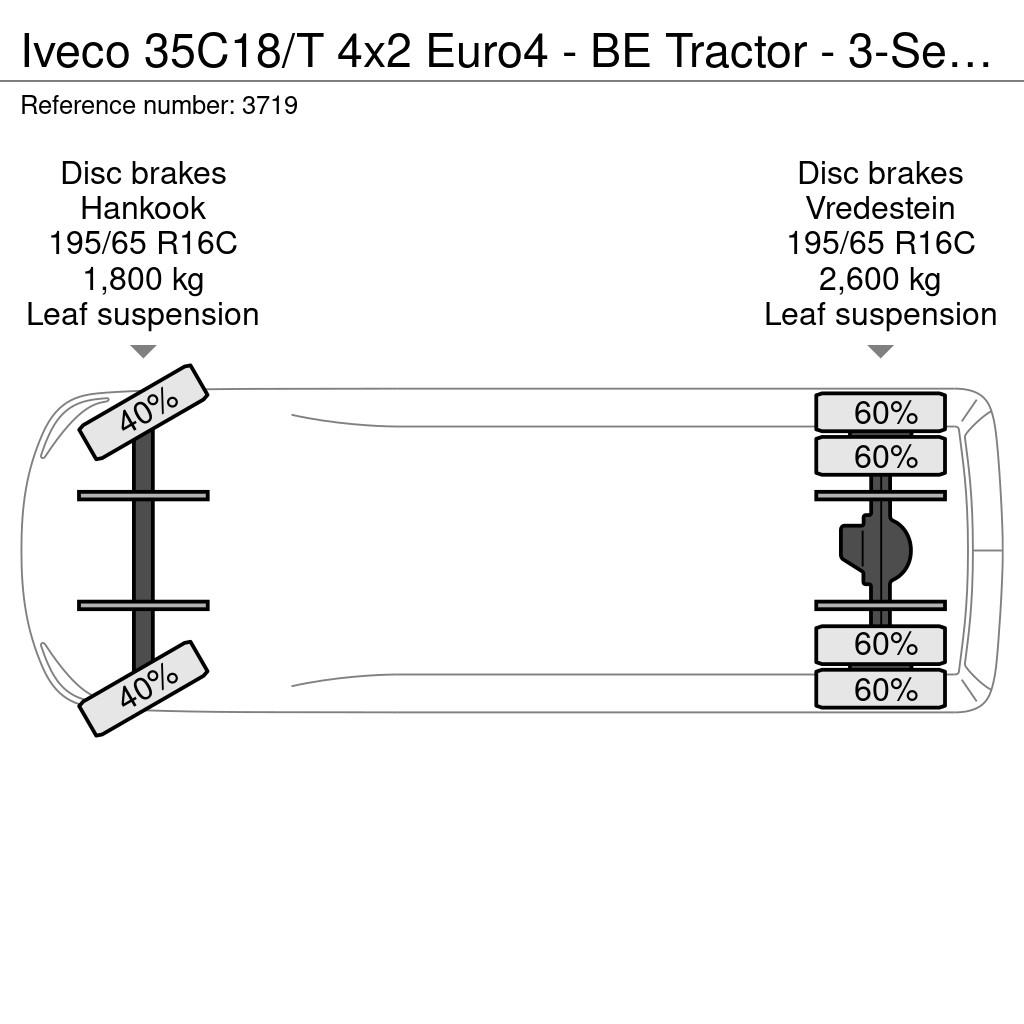 Iveco 35C18/T 4x2 Euro4 - BE Tractor - 3-Seater - Air Ho Citi