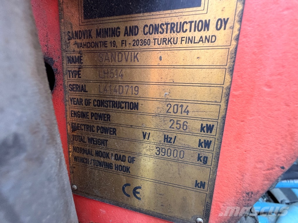 Sandvik LH 514 Caricatrici per miniera sotterranea
