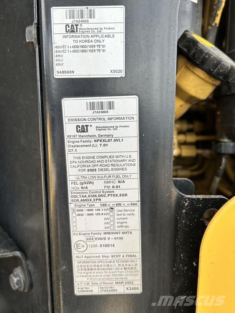 CAT 938M Cargadoras sobre ruedas