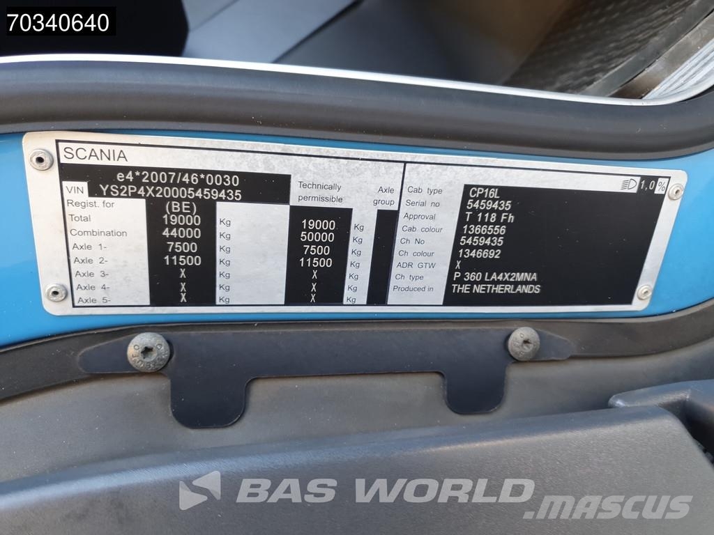 Scania P360 P 4X2 Cruise Control APK 03-2027 Tahače