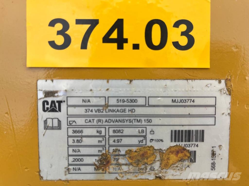 CAT 374 HD bucket VB2 Linkage Pistoane
