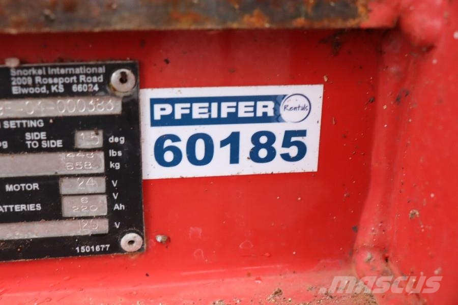 Snorkel SJ3219E Electric, 7,8m Working Height, 250kg Capac Makasli platformlar