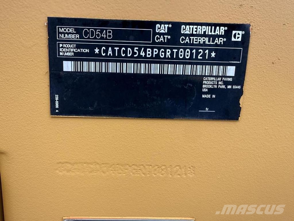 CAT CD 54B Tvilling tromle