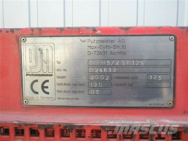 Putzmeister Rohrweichen DVH 5/2 SK125/5,5 Betona maisītājs