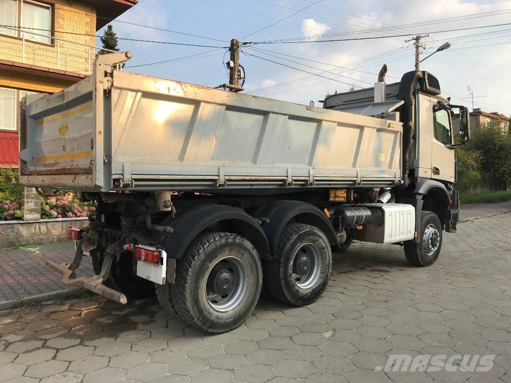 Mercedes-Benz AROCS 3345 MP4 6X6 KIPPER MEILLER شاحنات قلابة