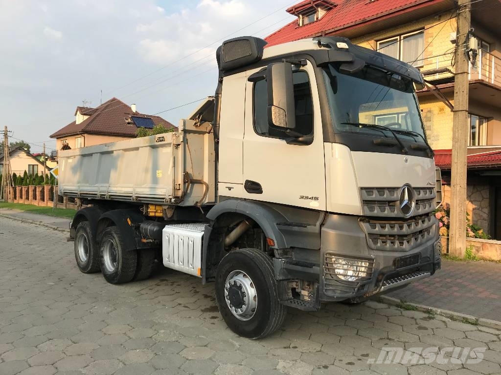 Mercedes-Benz AROCS 3345 MP4 6X6 KIPPER MEILLER شاحنات قلابة