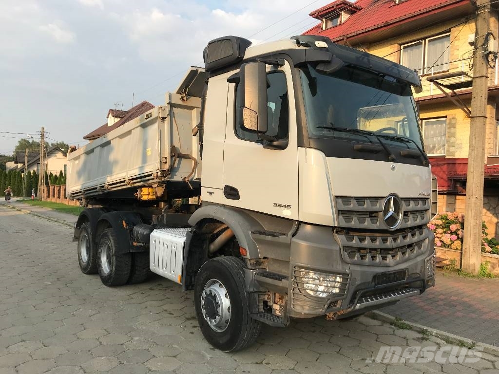Mercedes-Benz AROCS 3345 MP4 6X6 KIPPER MEILLER شاحنات قلابة