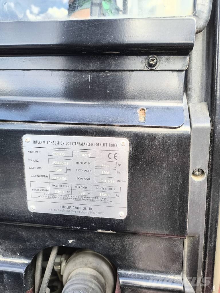 Hangcha CPCD 35-XW97F Viljuškari sa pomičnim stupom