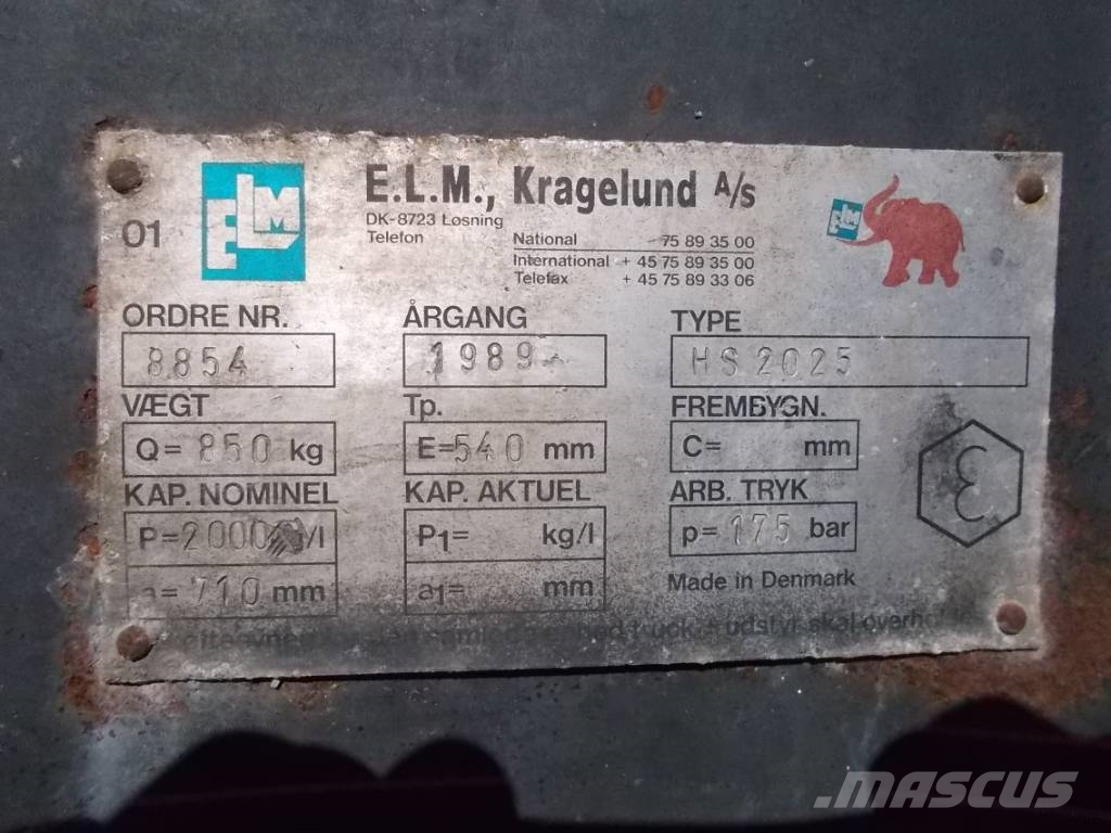 Elm Truck skovl 180cm 其他裝載挖掘裝置和配件