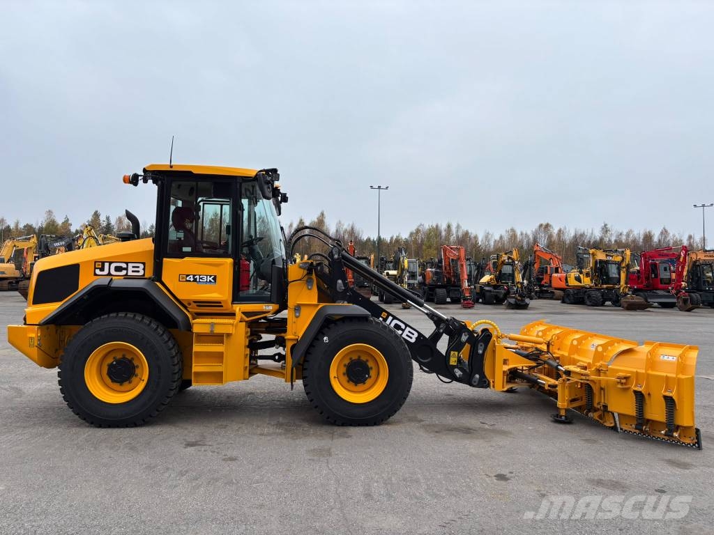 JCB 413K Nordic Edition / U-aura, Kauha, Stage V Iekrāvēji uz riteņiem