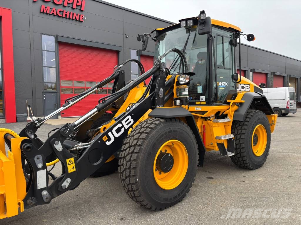 JCB 413K Nordic Edition / U-aura, Kauha, Stage V Iekrāvēji uz riteņiem
