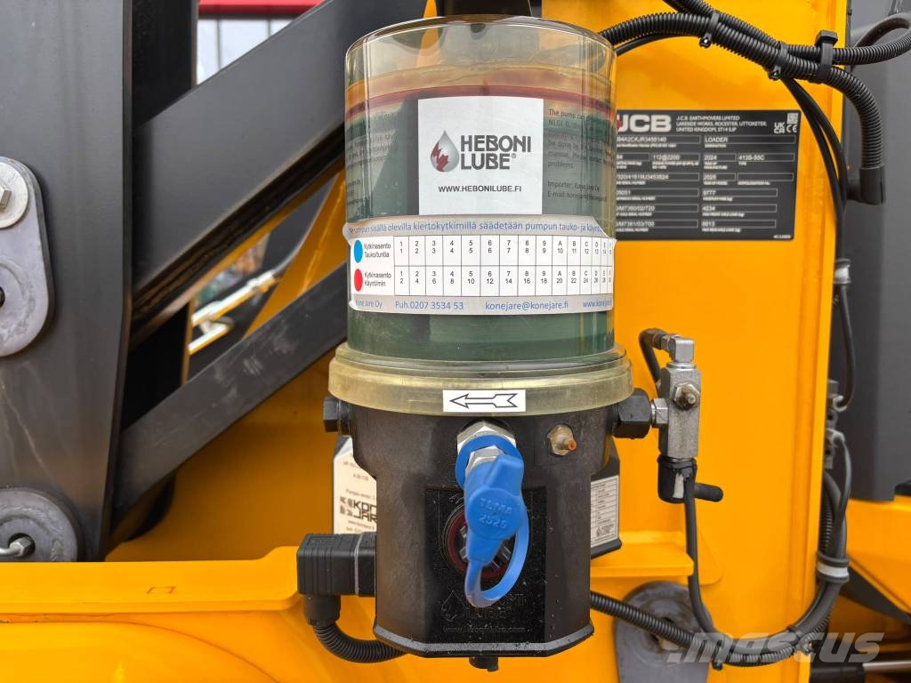 JCB 413K Nordic Edition / U-aura, Kauha, Stage V Iekrāvēji uz riteņiem