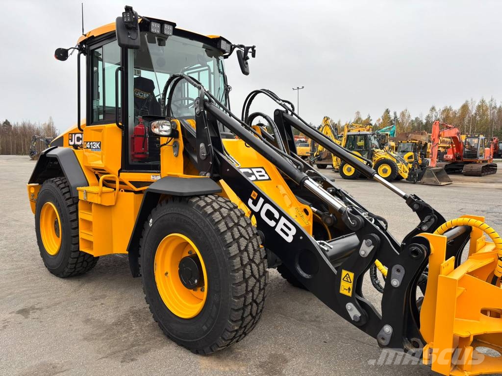 JCB 413K Nordic Edition / U-aura, Kauha, Stage V Iekrāvēji uz riteņiem