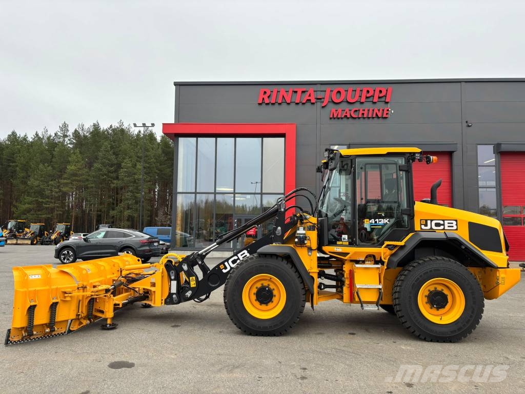 JCB 413K Nordic Edition / U-aura, Kauha, Stage V Iekrāvēji uz riteņiem