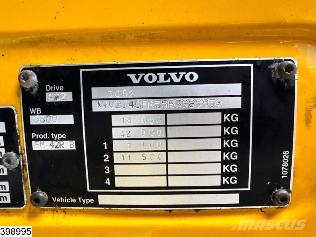 Volvo FM 420 EURO 3, PTO Tovornjaki-šasije