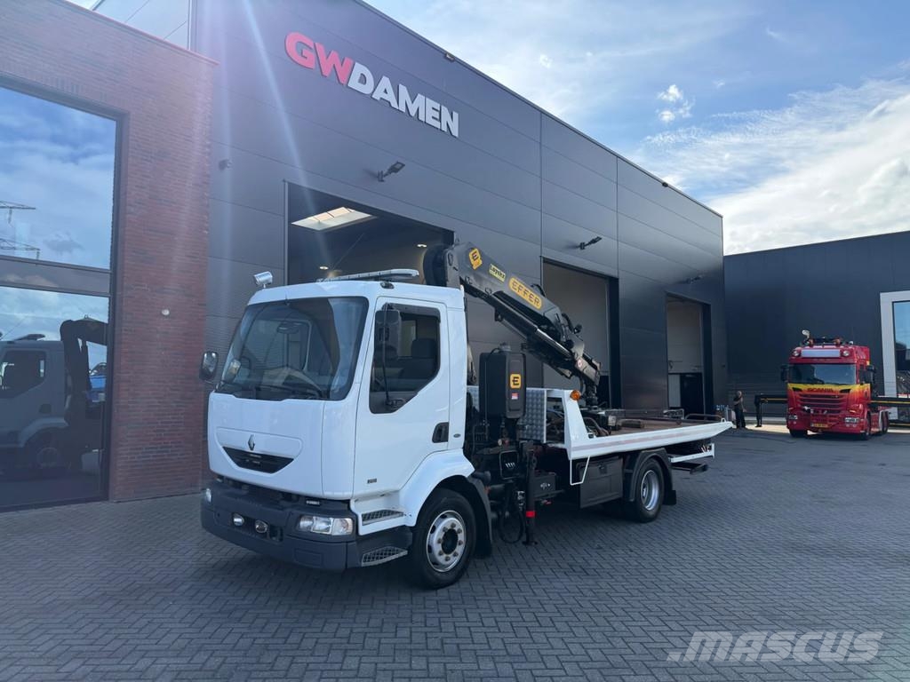Renault Midlum 210 Abschleppwagen , Kran , Brille, Winch Sleepwagens