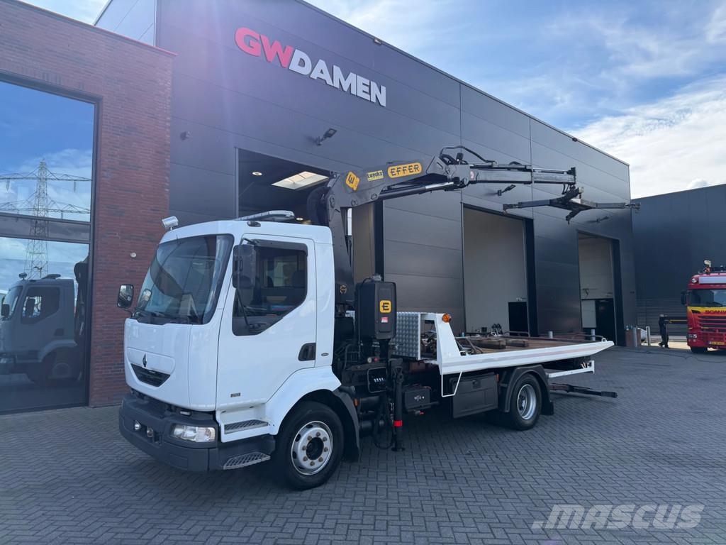 Renault Midlum 210 Abschleppwagen , Kran , Brille, Winch Sleepwagens
