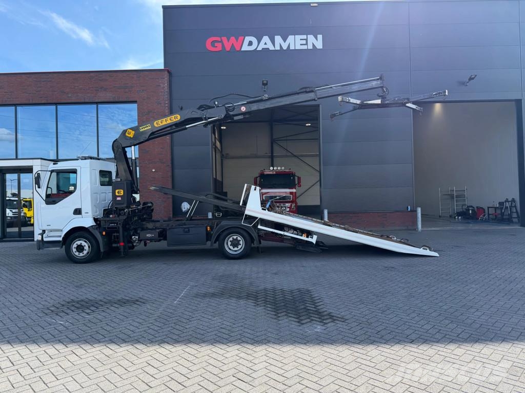 Renault Midlum 210 Abschleppwagen , Kran , Brille, Winch Sleepwagens