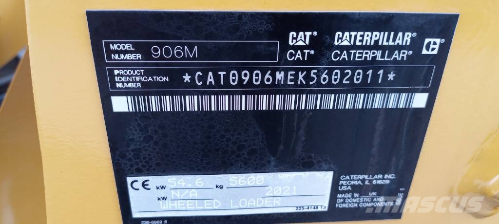 CAT 906M Φορτωτές με λάστιχα (Τροχοφόροι)