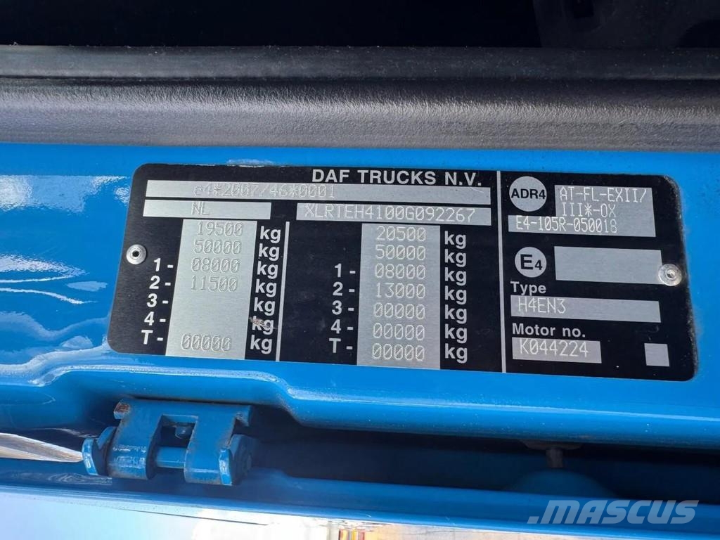 DAF XF 440 4X2 EURO 6 + ADR Tractor Units
