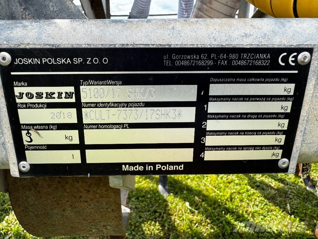 Joskin TERRAFLEX/3 5100/17 Aplicadores fertilizante liquido