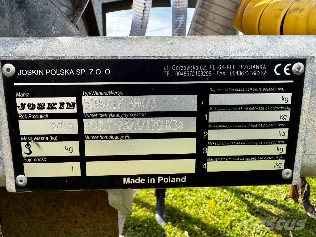Joskin TERRAFLEX/3 5100/17 Aplicadores fertilizante liquido