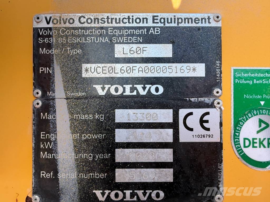 Volvo L 60 F Chargeuse sur pneus