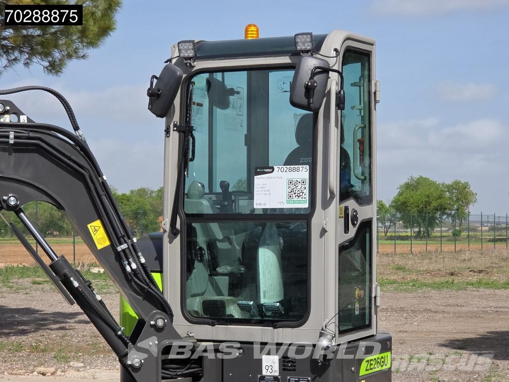 Zoomlion ZE26 GU GARANTÍA DE FÁBRICA - 3 CUCHARAS - MOTOR K Mini excavators < 7t (Mini diggers)
