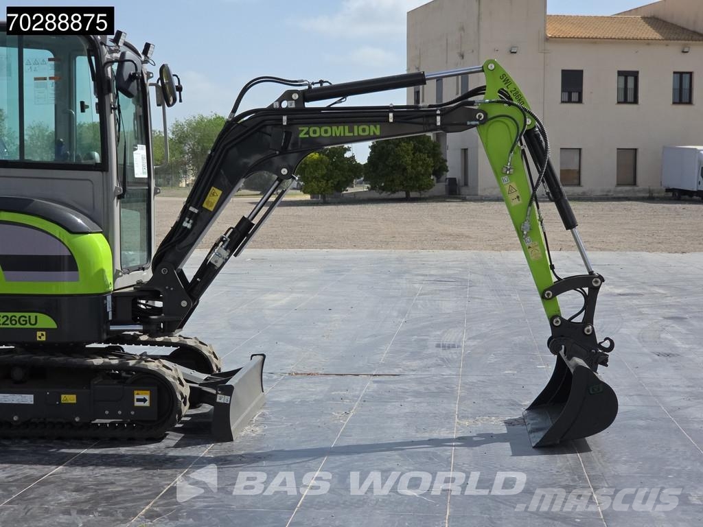 Zoomlion ZE26 GU GARANTÍA DE FÁBRICA - 3 CUCHARAS - MOTOR K Mini excavators < 7t (Mini diggers)