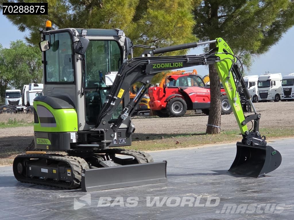 Zoomlion ZE26 GU GARANTÍA DE FÁBRICA - 3 CUCHARAS - MOTOR K Mini excavators < 7t (Mini diggers)