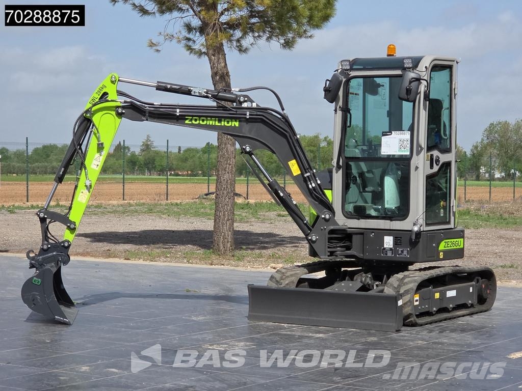 Zoomlion ZE26 GU GARANTÍA DE FÁBRICA - 3 CUCHARAS - MOTOR K Mini excavators < 7t (Mini diggers)
