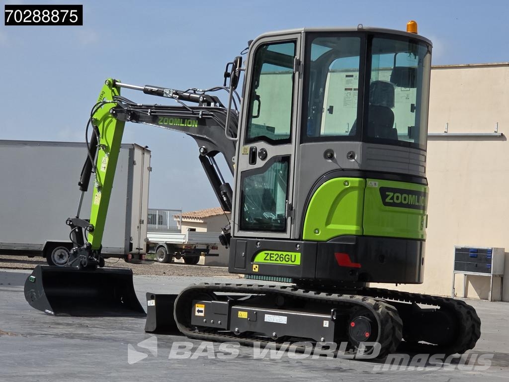 Zoomlion ZE26 GU GARANTÍA DE FÁBRICA - 3 CUCHARAS - MOTOR K Mini excavators < 7t (Mini diggers)