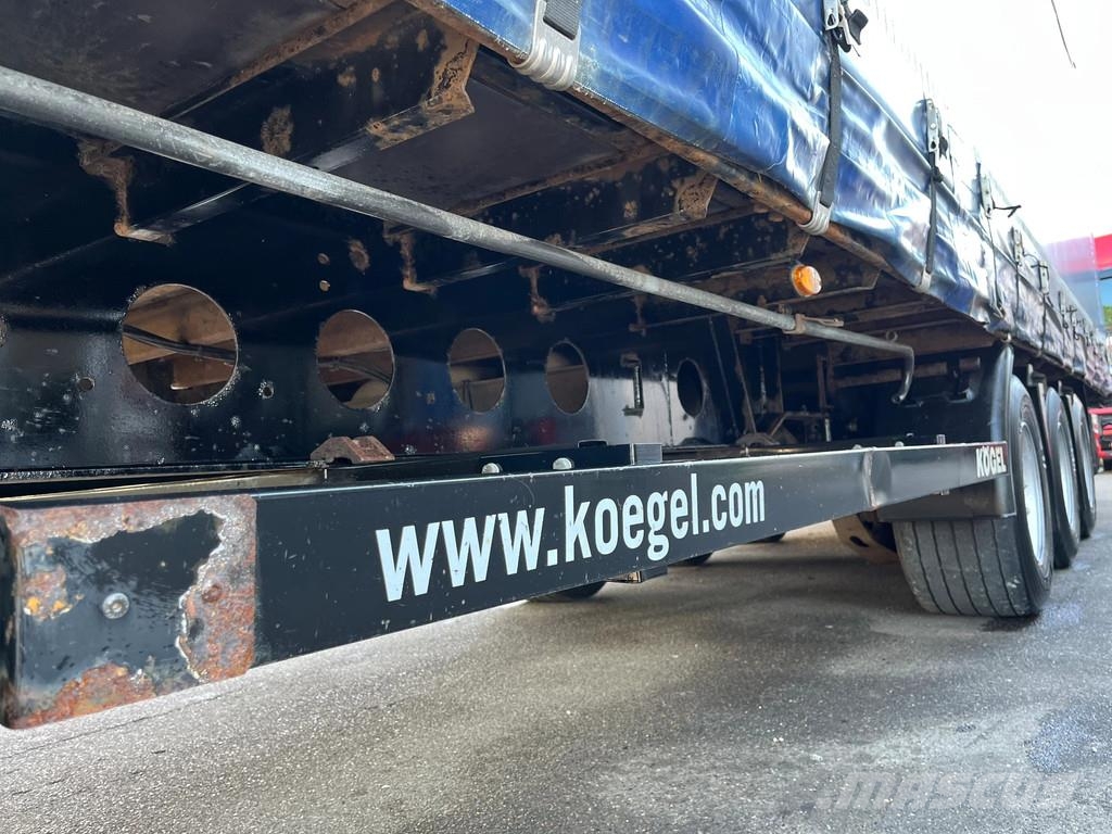 Kögel SN 24-1 *MEGA, *Tautliner, *Liftachse, *Hubdach Curtainsiderauflieger