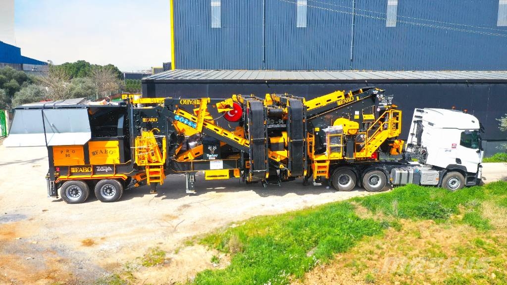 Fabo Fabo PRO 90 Mobile Brech- und Siebanlage | 90-130 Trituradores móveis