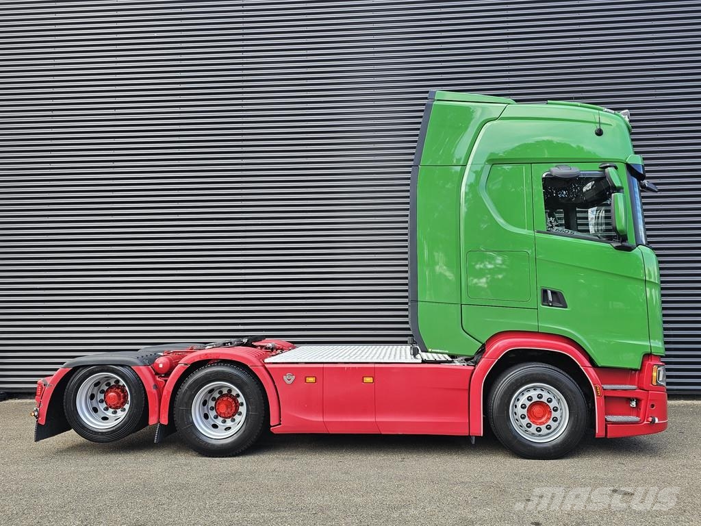 Scania S660 V8 6X2 BOOGIE / RETARDER / FULL AIR / 2 TANKS وحدات الجر