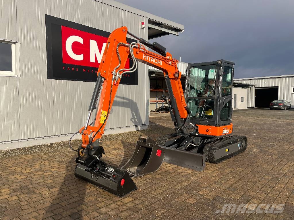 Hitachi ZX38U-6 2024*429BH*MS03 SW*2xLöffel*Klima*TOP* Minibagger < 7t
