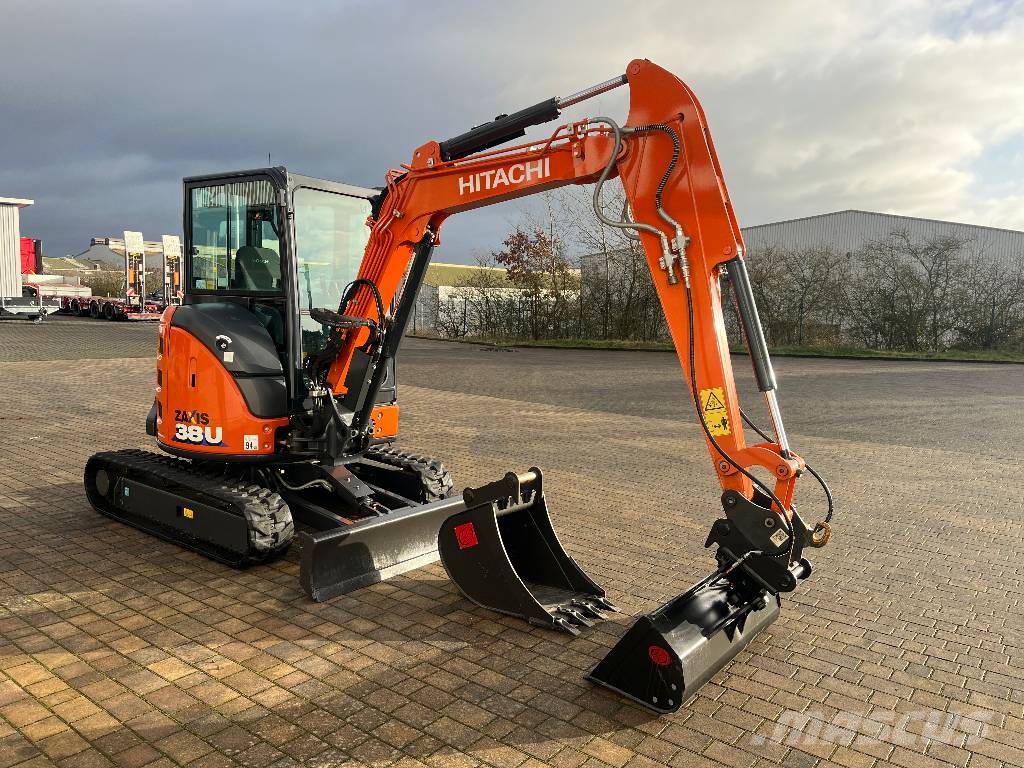 Hitachi ZX38U-6 2024*429BH*MS03 SW*2xLöffel*Klima*TOP* Minibagger < 7t