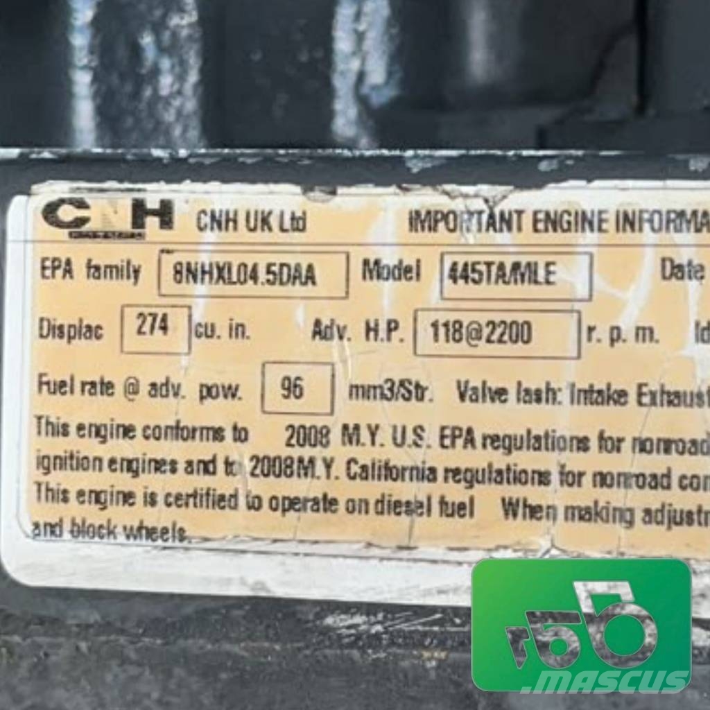 New Holland LM 5060 CNH 445TA/MLE Engine エンジン