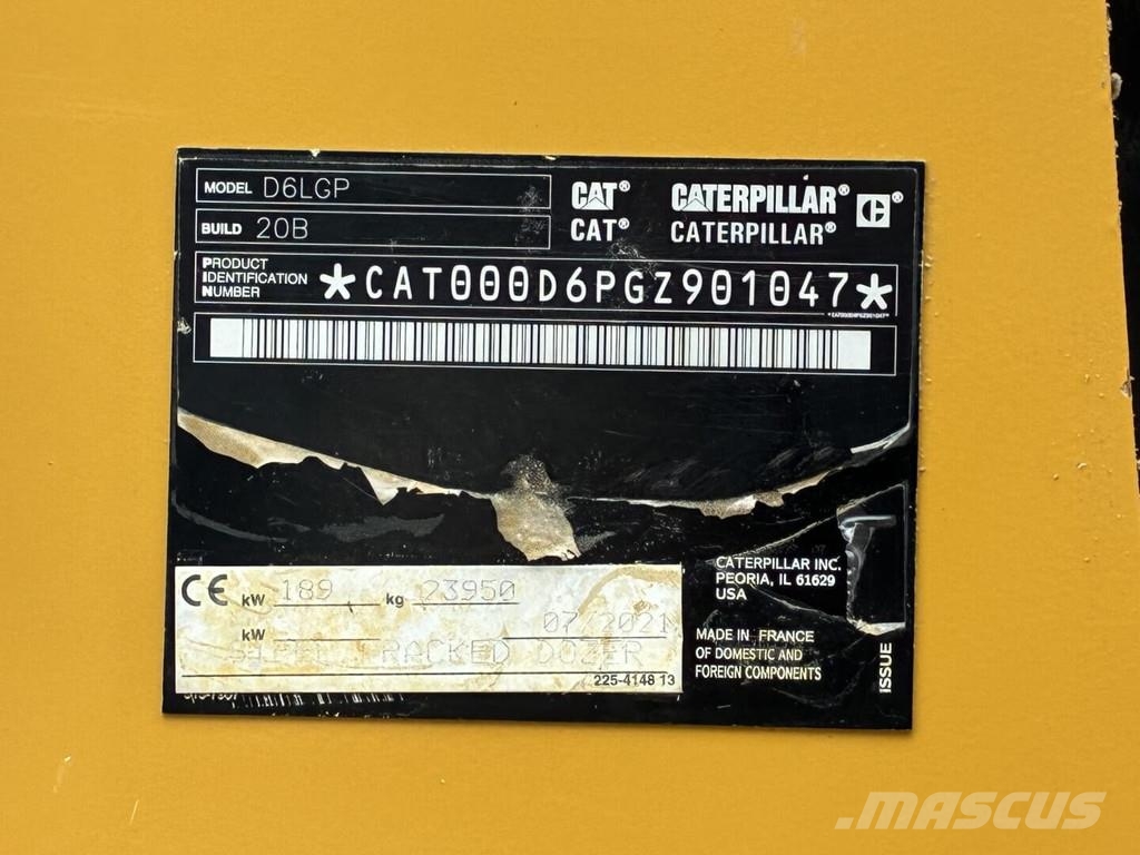 CAT D6-20 LGP بلدوزرات مجنزرة