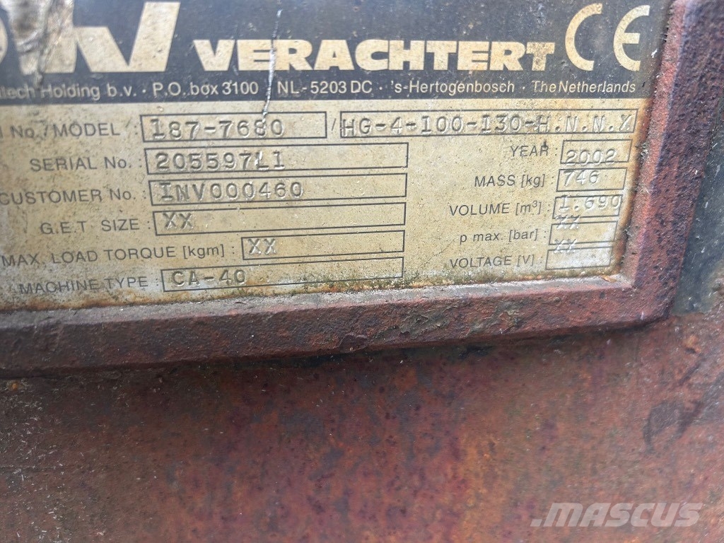 Verachtert CA-40 and others Bakken