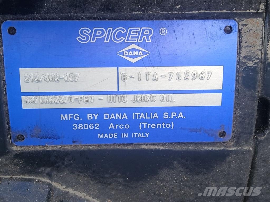  Dana Spicer 212/402 Aksler