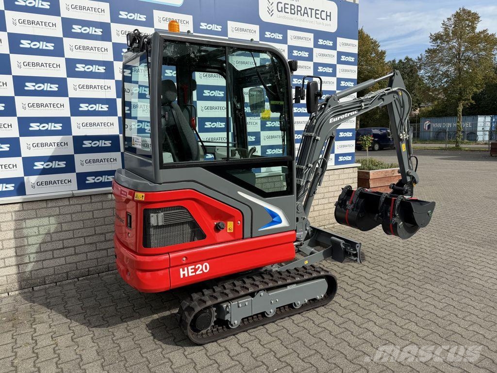 Eurotrac HE20 graafmachine Minigrävare < 7t