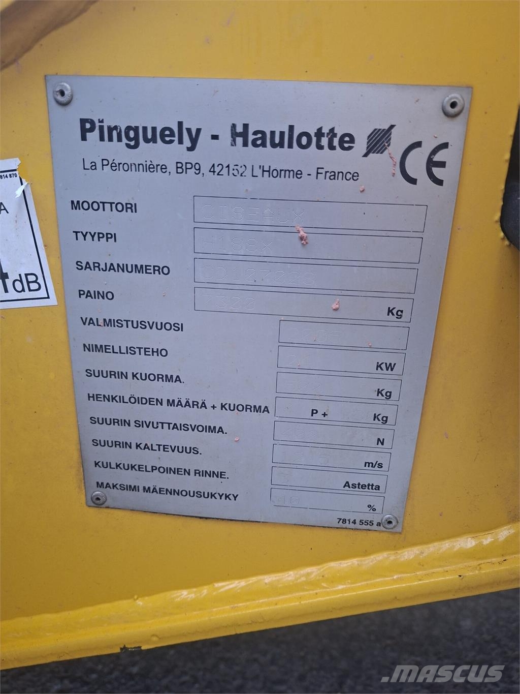 Haulotte H18SX Saxlifte