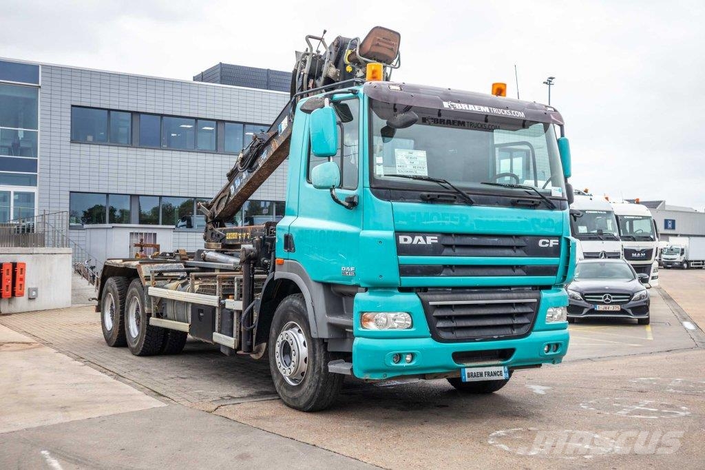 DAF CF 85.410+DIEBOLT 16Ton/m 吊鉤式起重車
