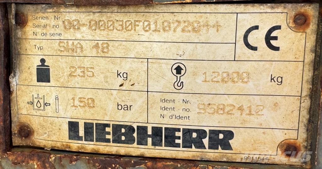 Liebherr SW48 Enganches rápidos