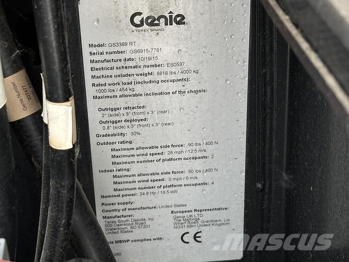 Genie GS336396 Інші підйомники і платформи