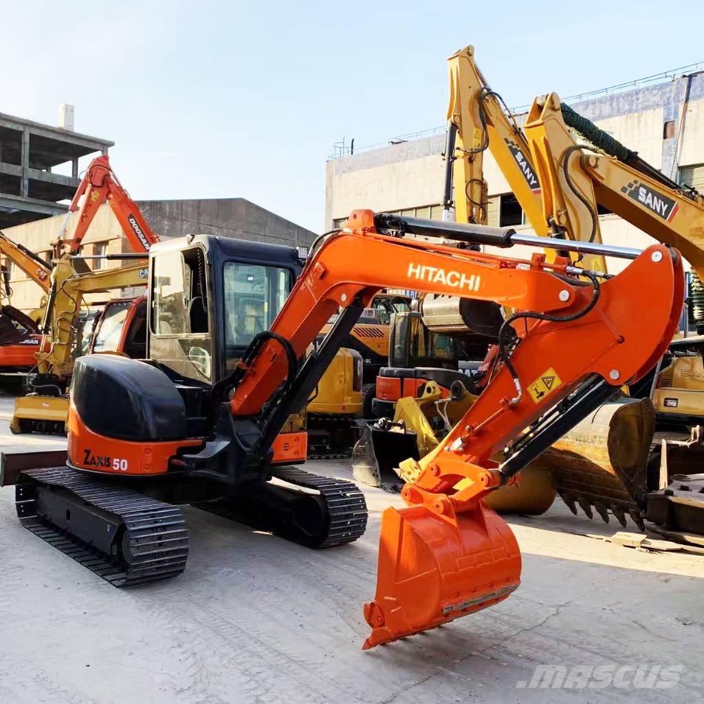 Hitachi ZX 50 U حفارات صغيرة أقل من 7 طن (حفارات صغيرة)